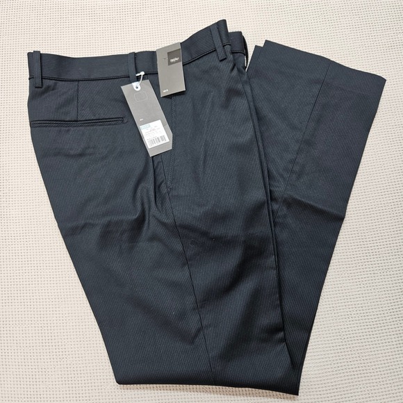 Mossimo Other - Mossimo Mens Slim Fit Pinstripe Dress Pants Black Grey 29x30 NWT MB14_01A02-0098